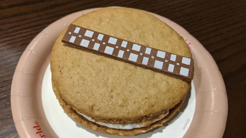 Wookie Oatmeal Sandwich Cookie debuts at Hollywood Studios