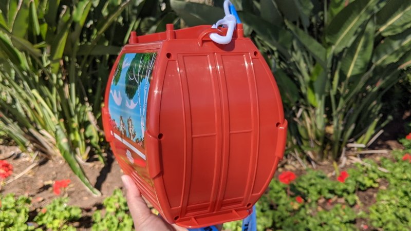 The Skyliner popcorn bucket at Walt Disney World Resort Epcot front