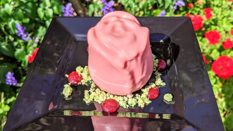 We Try It: Vanilla, Rose Water, and Pistachio Panna Cotta