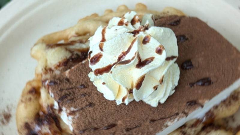 Indulge in Epcot's Festival Twist: The Tiramisu Funnel Cake